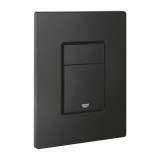 Пакет Villeroy & Boch Skyla квадратна, черен мат структура Grohe с черен мат бутон 7 set4682CLR7+grohe