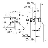 Grohe Essence смесител за вграждане, с тяло за вграждане, хром 3 29197001