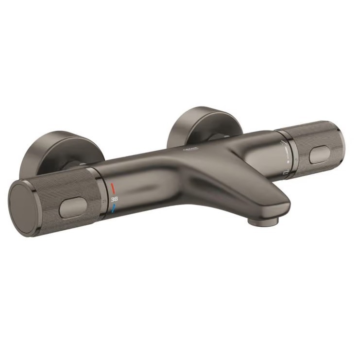 GROHE GROHTHERM 1000 PERFORMANCE, термостатен смесител душ/вана , brushed hard graphite 34830AL0