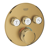GROHE Smart Control термостатен смесител за вграждане с 3 функции,  Brushed Cool Sunrise 1 29121GN0