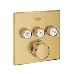Смесител Grohe Grohtherm SmartControl термостат за вграждане за 3 извода , Brushed Cool Sunrise