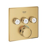 Смесител Grohe Grohtherm SmartControl термостат за вграждане за 3 извода , Brushed Cool Sunrise 1 29126GN0