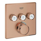 Смесител Grohe Grohtherm SmartControl термостат за вграждане за 3 извода , Brushed Warm Sunset 1 29126DL0